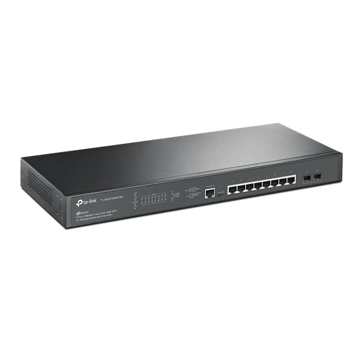 Switch Gestionable L2 Tp-link Sg3210xhp-m2 8p 2.5gibase T Poe+ Con 2p 10ge Sfp+ Formato Rack