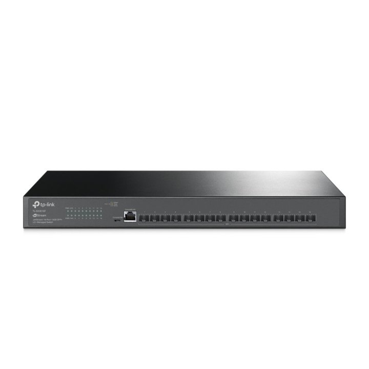 Switch Gestionable L2+ Tp-link Sx3016f 16p 10gbps Sfp+ L2+ Doble Fuente Redundante Gestion Omada Sdn Administracion Web