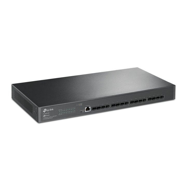 Switch Gestionable L2+ Tp-link Sx3016f 16p 10gbps Sfp+ L2+ Doble Fuente Redundante Gestion Omada Sdn Administracion Web