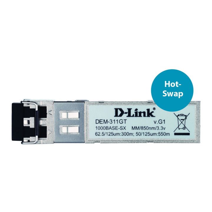 Transceiver D-link Dem-311gt Giga Multimodo Lc 3,3v Hasta 550m