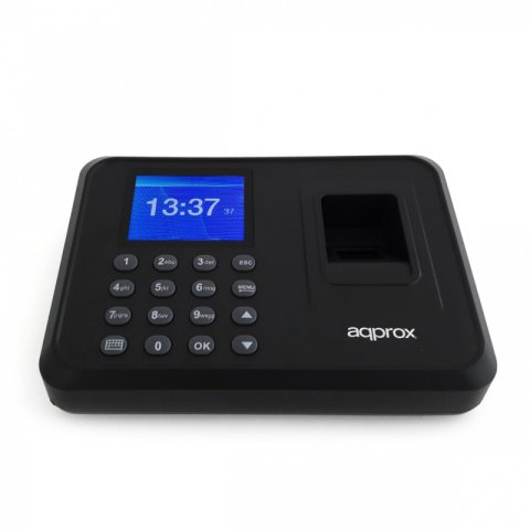 (km0) Lector Biometrico Approx Para Control De Presencia Por Huella Dactilar   Contraseñ Cash30a Tft 2.4"