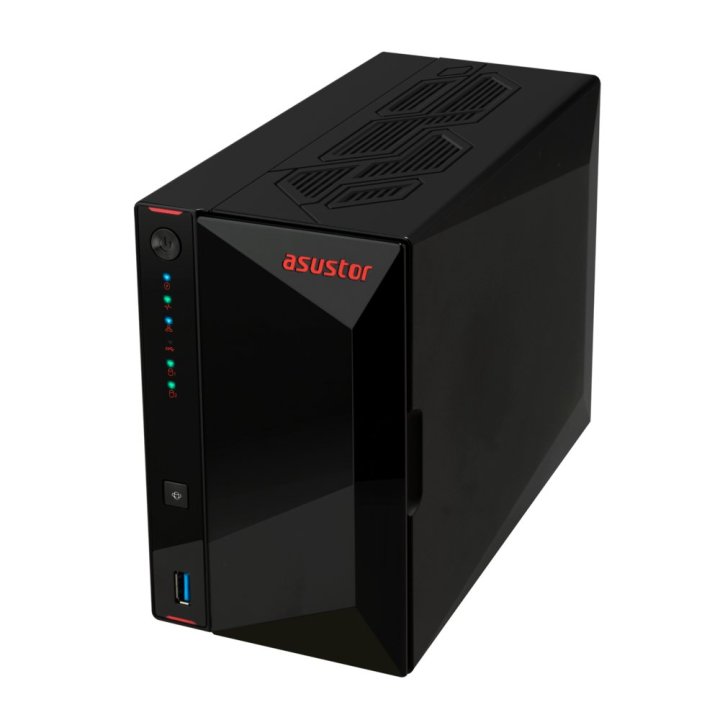 Servidor Nas Asustor Nimbustor 2 Gen2 As5402t 2 Bahias 4xm.2 Nvme Celeron N5105 2.0ghz 4gb Hdmi Rj45 2x2.5gb 3xusb3.2