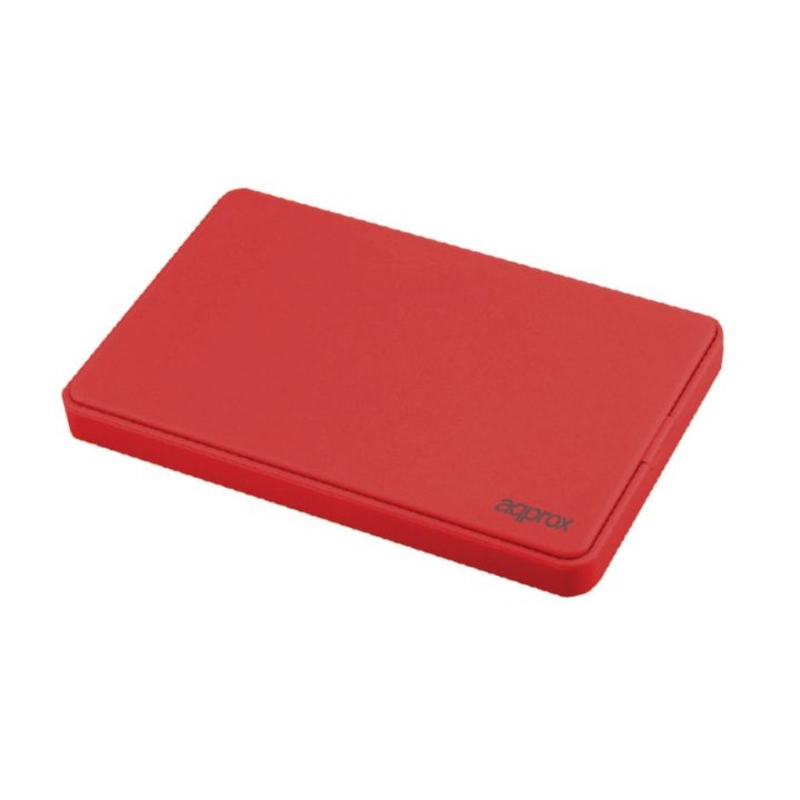 Caja Externa 2.5" Usb 3.0 Approx Apphdd300b Usb 3.0 Para Discos De 2.5" Sata De 9.5mm Color Red
