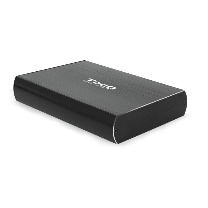 Caja Externa 3.5" Usb 3.0 Tooq Tqe-3531b Para Hd 3,5" Sata Usb 3.0 3.1 Gen1 Negra
