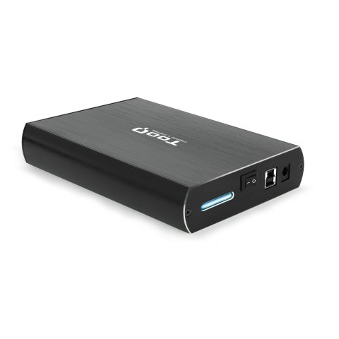 Caja Externa 3.5" Usb 3.0 Tooq Tqe-3531b Para Hd 3,5" Sata Usb 3.0 3.1 Gen1 Negra