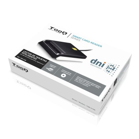 Lector Externo De Dnie Tooq Tqr-210b Usb 2.0 Color Negro