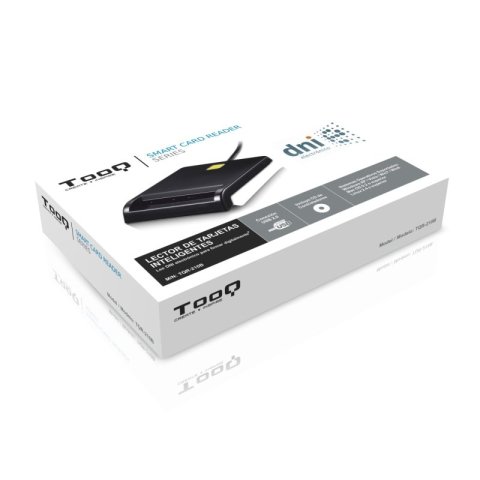 Lector Externo De Dnie Tooq Tqr-210b Usb 2.0 Color Negro