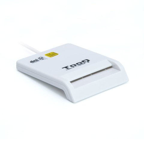 Lector Externo De Dnie Tooq Tqr-210w Usb 2.0 Color Blanco