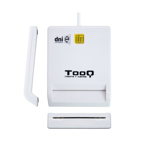 Lector Externo De Dnie Tooq Tqr-210w Usb 2.0 Color Blanco