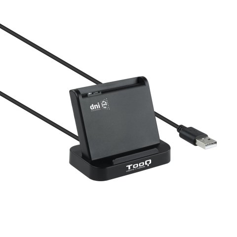 Lector Tarjetas Dnie Tooq Vision Tqr-220b Usb 2.0 Negro