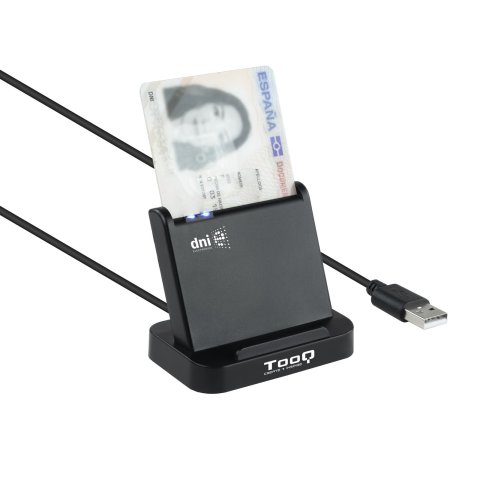 Lector Tarjetas Dnie Tooq Vision Tqr-220b Usb 2.0 Negro