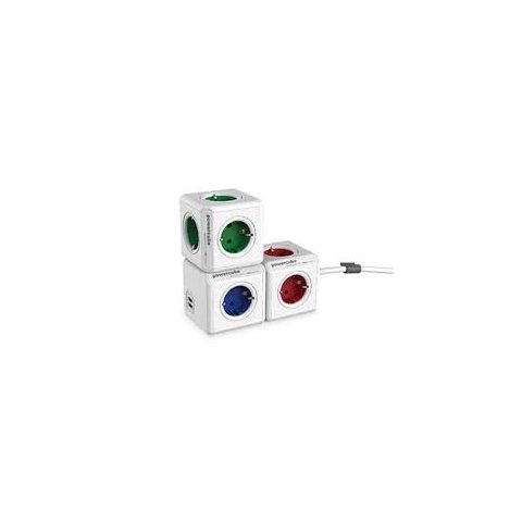 Powercube Original 2 Usb + 4 Tomas Corriente...