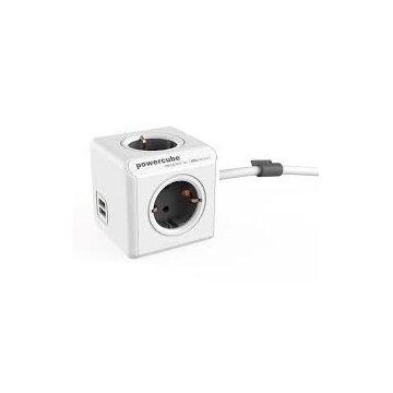 Powercube Original 2 Usb + 4 Tomas Corriente 1.5m Cable +... 2