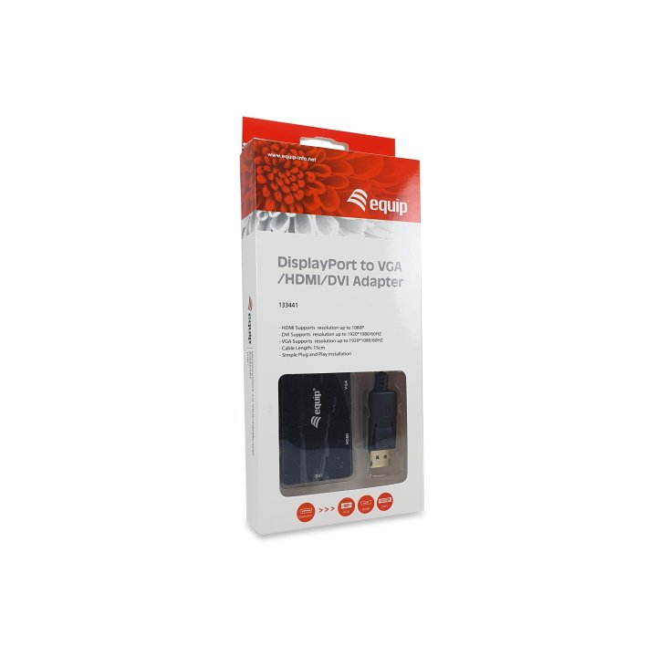 Adaptador Displayport A Vga   Hdmi   Dvi Equip 133441