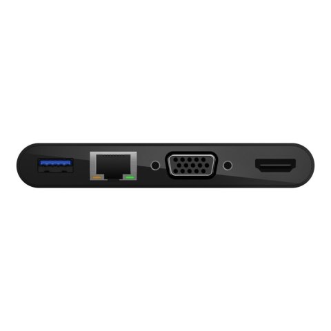 Docking Usb-c Belkin Avc005btbk A 1xusb-a 3,0 1x1gb Rj45 1xvga 1xhdmi (4k) Color Negro