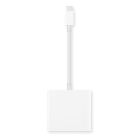 Adaptador Usb-c Lenovo Travel Hub, A 1xhdmi 1.4 4k 1xvga 1xusb-a 3.0 Simple Plug And Play (universal Para Todas Las Marcas)