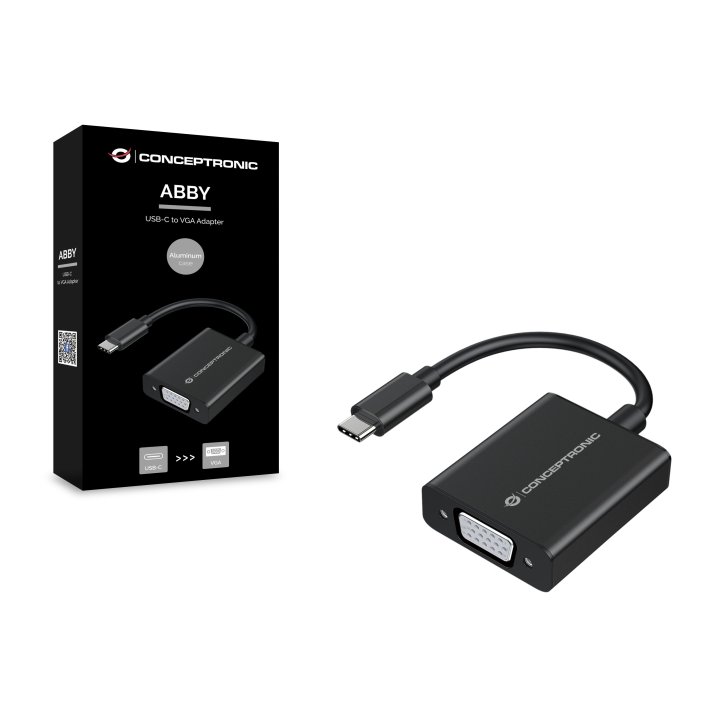 Adaptador Usb-c Conceptronic Abby05b A 1xvga Hembra 1080p Conceptronic