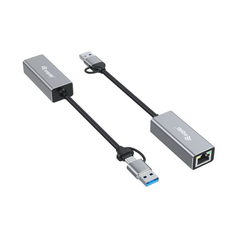 Adaptador De Red Usb-c 3.2 A 2.5gb Rj45 Incluye Adaptador Usb-a Equip