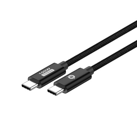 Cable Usb-c Macho A Usb-c Macho 1.2m Conceptronic Usb 3.2 Gen 2 100w 20v 5a 10gbps E-mark 
