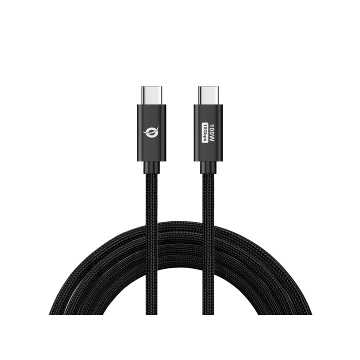 Cable Usb-c Macho A Usb-c Macho 1.2m Conceptronic Usb 3.2 Gen 2 100w 20v 5a 10gbps E-mark 
