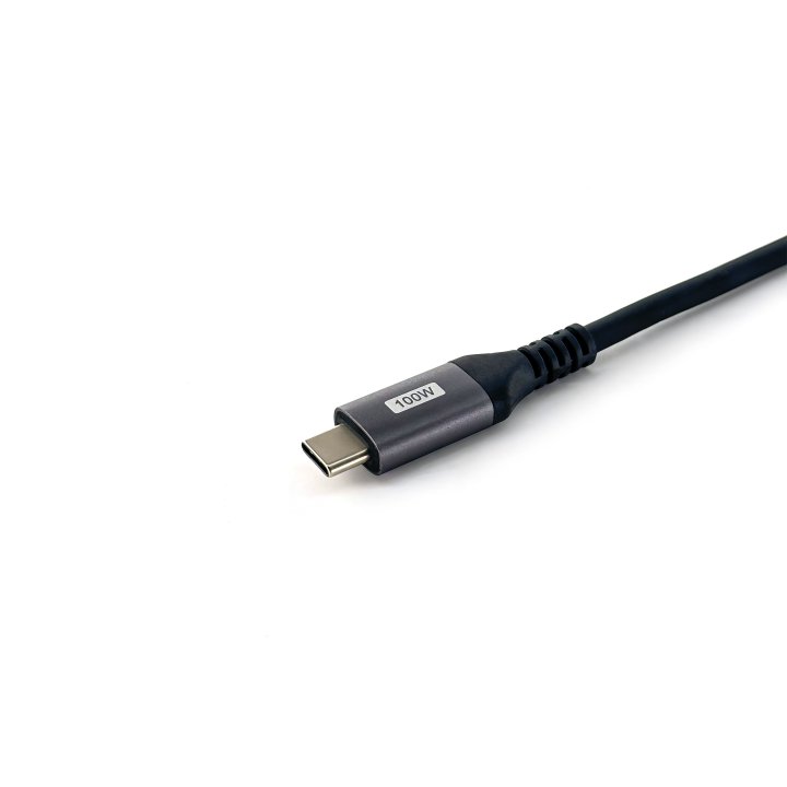 Cable Usb-c Macho - Usb-c Macho Acodado 90º 3 Metro Equip 5a 100w 480mbps