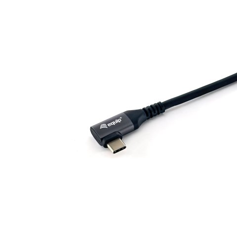 Cable Usb-c Macho - Usb-c Macho Acodado 90º 1 Metro Equip 5a 100w 480mbps