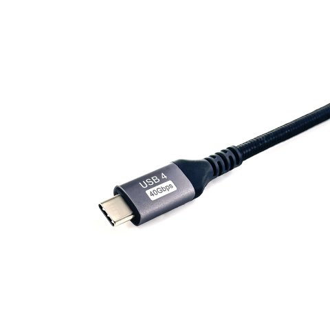 Cable Usb-a Macho Usb-c Macho Usb 4 Gen2x2 1.2m Transferencia 20g 100w 4k Color Negro