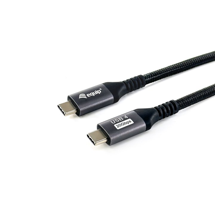 Cable Usb-a Macho Usb-c Macho Usb 4 Gen2x2 2m Transferencia 20g 100w 4k Color Negro