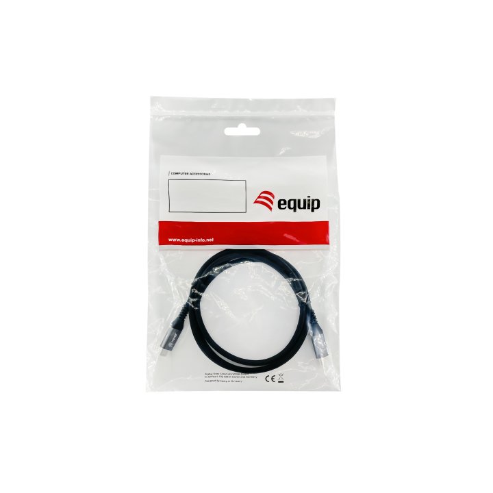 Cable Alargo Usb-c Macho Usb-c Hembra Usb 3.2 Gen 2 1m Transferencia 10g 4k  Carcasa Aluminio Algodon Trenzado Negro