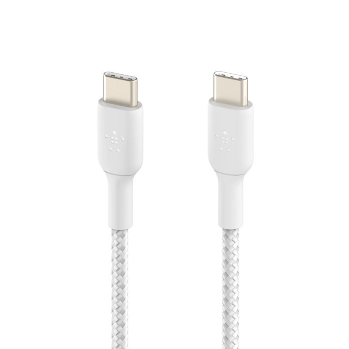 Cable Trenzado Belkin Cab004bt1mwh Boost Charge Usb-c A Usb-c 1m Color Blanco