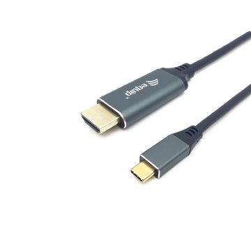 Cable Usb-c A Hdmi Macho Macho 2m Equip 4k 60hz Carcasa Conector Aluminio Ref. 133416