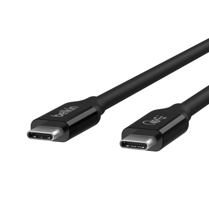 Cable Belkin Inz001bt0.8mbk Usb4 Usb-c Usb-c Pd 100w 40gbps 0.80m