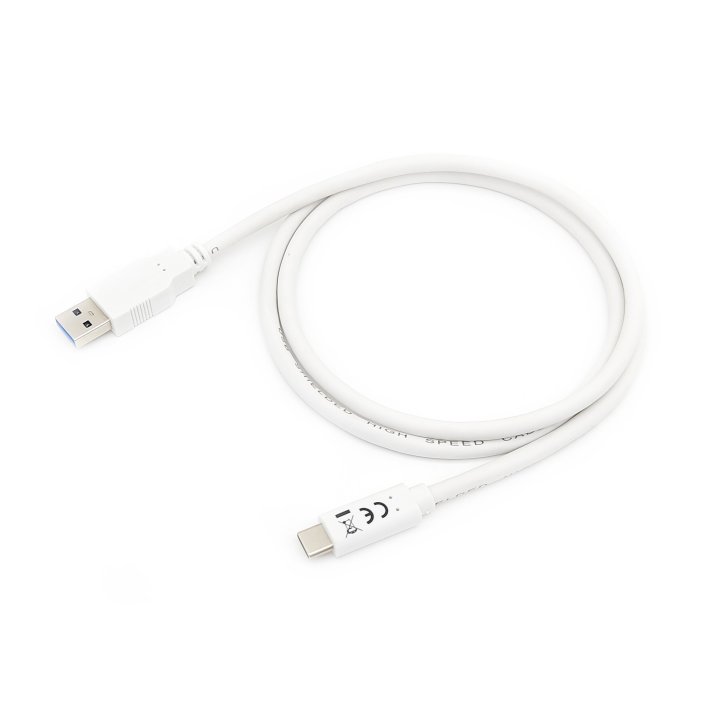 Cable Usb-a Macho Usb-c Macho Usb 3.2 1m Transferencia 5g 3a Color Blanco