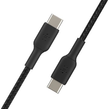 Cable Trenzado Belkin Cab004bt1mbk Boost Charge Usb-c A Usb-c 1m Color Negro 2