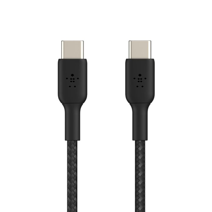 Cable Trenzado Belkin Cab004bt1mbk Boost Charge Usb-c A Usb-c 1m Color Negro