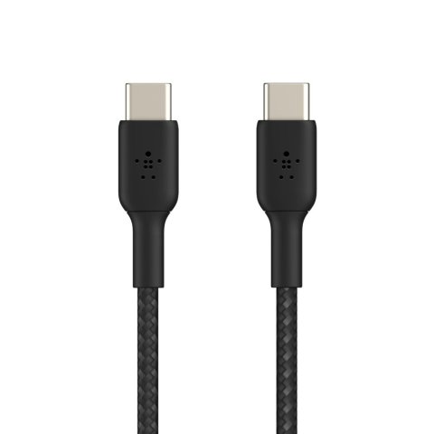 Cable Trenzado Belkin Cab004bt1mbk Boost Charge Usb-c A Usb-c 1m Color Negro