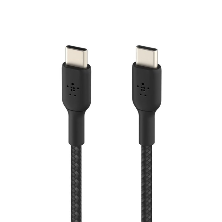 Cable Trenzado Belkin Cab004bt1mbk Boost Charge Usb-c A Usb-c 1m Color Negro