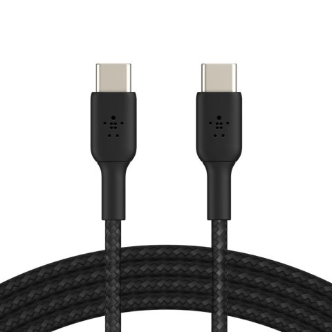 Cable Trenzado Belkin Cab004bt1mbk Boost Charge Usb-c A Usb-c 1m Color Negro