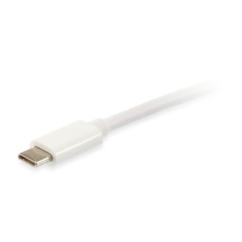 Cable Usb Platinum Usb-c Macho A Usb-c Macho 1m Equip Color Blanco