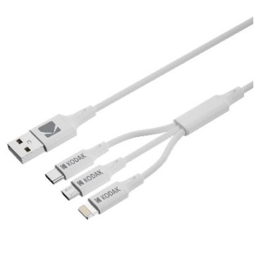 Kodak Cable Usb (lightning   Usb-c  Micro-usb)