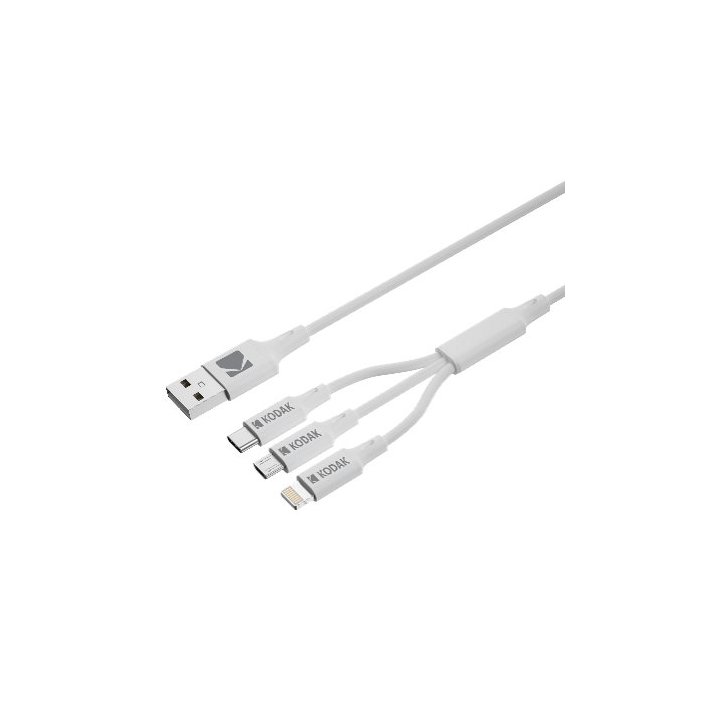 Kodak Cable Usb (lightning   Usb-c  Micro-usb)
