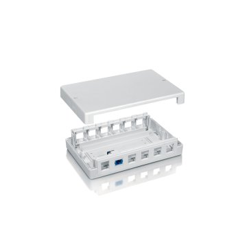 Caja De Superficie Equip Keystone Para 12 Rosetas 125460 2