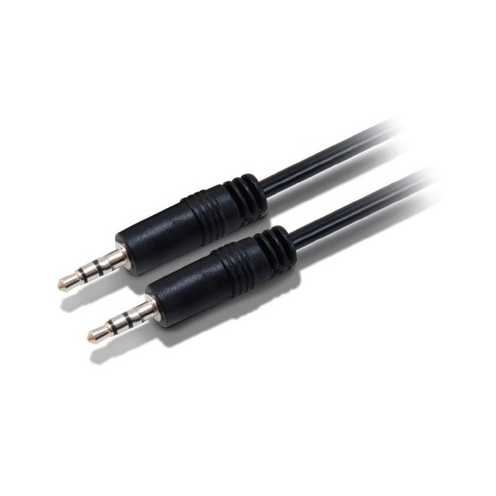 Cable Audio Mini Jack 3.5mm Macho Macho 2.5m Equip