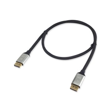 Cable Displayport A Displayport Premium 1.4 8k 60hz 1m Malla Algodón Trenzado Y Conector Aluminio Equip 119261 2
