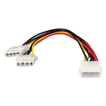 Duplicador Cable Ide Alimentacion Atx Equip Conector Molex 5.25 X2 112030