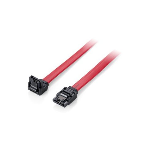 Cable Serial Ata Iii Equip Acodado 0.5m Con Clip De Seguridad 111902
