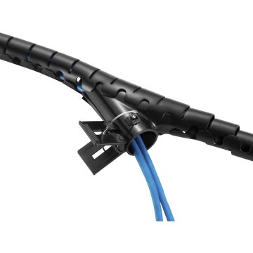 Organizador De Cables En Espiral Equip 650867 Con Clip 1 Metro Color Negro 2