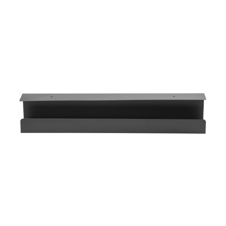 Organizador De Gestion De Cables Equip 650863 Color Negro Oculta Cables Y Regletas De Alimentacion