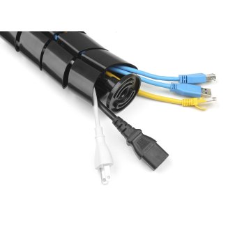 Organizador De Cables Equip 650861 De Doble Canal Color Negro 2