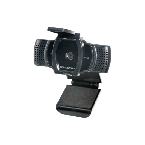 Webcam Hd Conceptronic Amdis 2k Interpolado Usb 3.6mm Autofocus 30 Fps Angulo Vision 72º Microfono Integrado